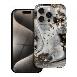Viedtālruņa aizmugurējais vāciņš Apple iPhone 15 Pro F-PROTECT Gold, Silver