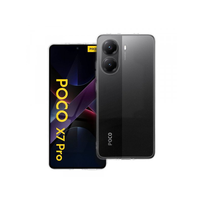 Viedtālruņa aizmugurējais vāciņš Xiaomi Poco X7 Pro Clear case 2mm Transparent