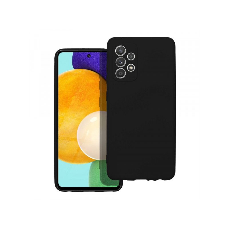 Viedtālruņa aizmugurējais vāciņš Samsung Galaxy A52 / A52 5G / A52s 5G Silicone PART Black