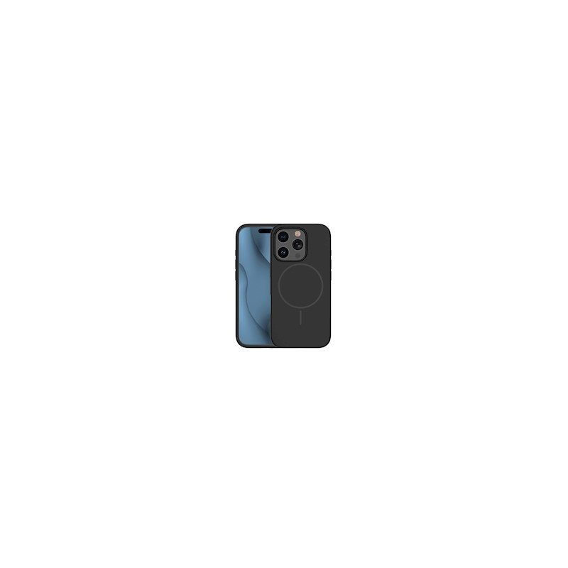 Viedtālruņa aizmugurējais vāciņš Apple Iphone 16 Thin Mag Black
