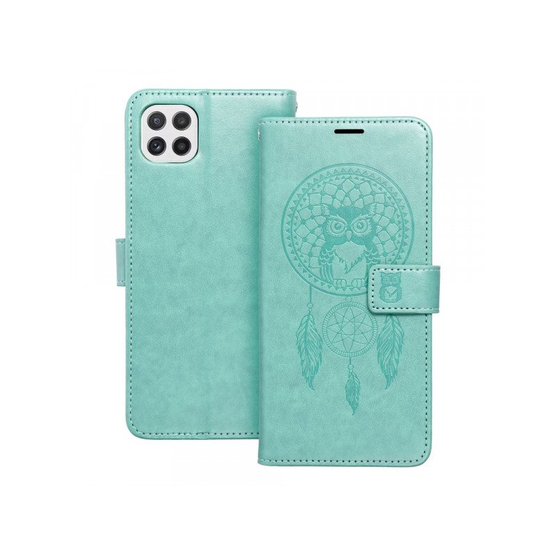 Viedtālruņa atveramais maciņš Samsung Galaxy A22 5G Mezzo Book Dreamcatcher Green
