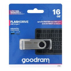 Ārējā atmiņa Pendrive UTS3 16GB USB 3.2 Black