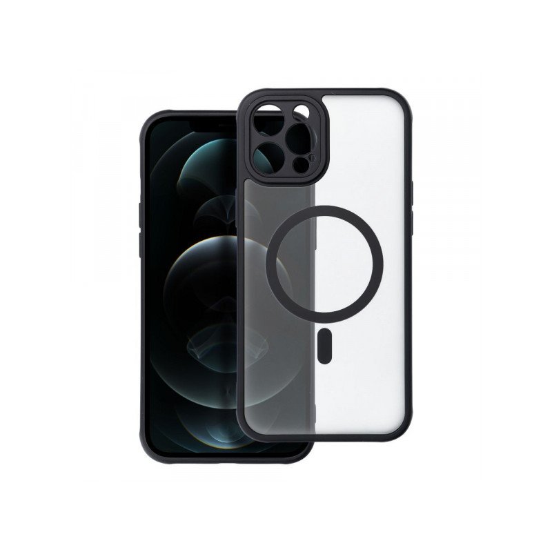 Viedtālruņa aizmugurējais vāciņš Apple iPhone 12 Pro Max Full matte mag Black