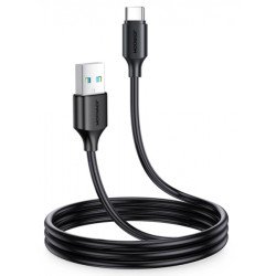 Kabelis USB-A / USB-C 3A cable 1m Black