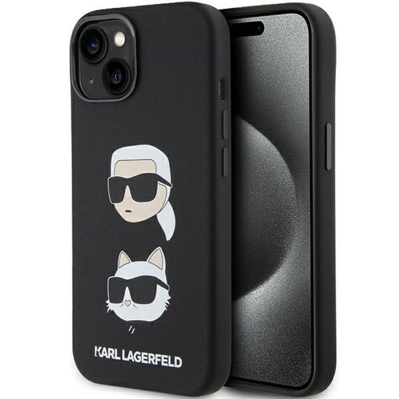 Viedtālruņa aizmugurējais vāciņš Apple Iphone 15 KLHCP15SSDHKCNK Black