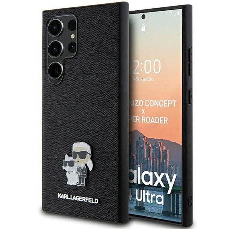 Viedtālruņa aizmugurējais vāciņš Samsung Galaxy S24 Ultra KLHCS24LPSAKCMPK Black