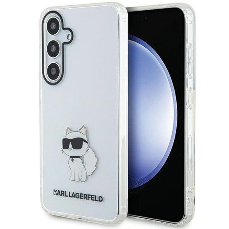 Viedtālruņa aizmugurējais vāciņš Samsung Galaxy S24 Choupette Collection Transparent