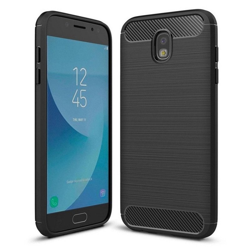 Viedtālruņa aizmugurējais vāciņš Samsung Galaxy J7 2017 Melna
