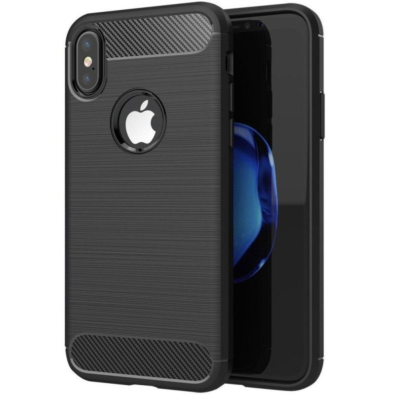 Viedtālruņa aizmugurējais vāciņš Apple iPhone XS Carbon Black