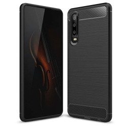 Viedtālruņa aizmugurējais vāciņš Huawei Huawei P30 Huawei P30 Melna