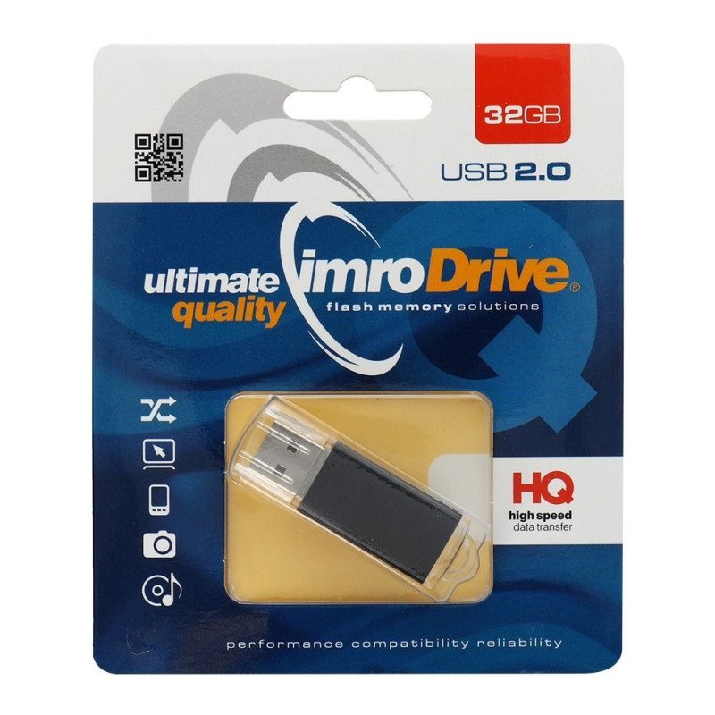 Ārējā atmiņa Universal pendrive 32GB USB 2.0 Melna