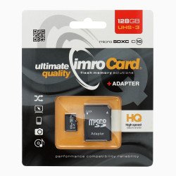 Ārējā atmiņa Universal 128GB with adapter UHS-3 100MB/s 4K