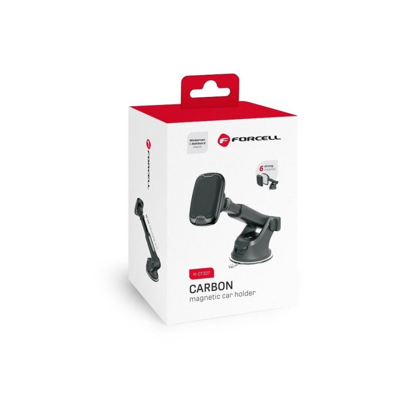Viedtālruņa turētājs automašīnai Universal H-CT327 magnetic to window Melna