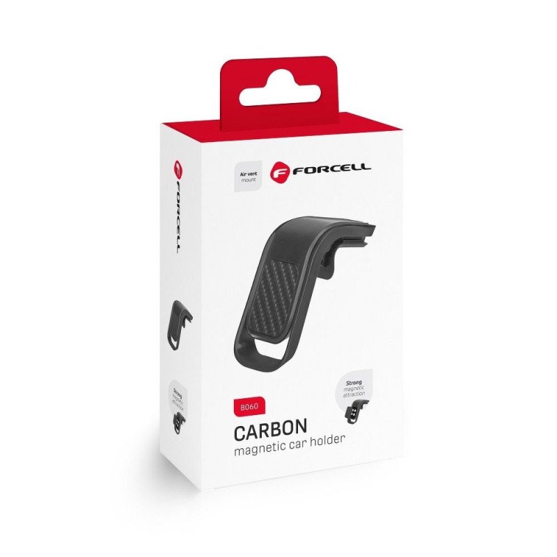 Viedtālruņa turētājs automašīnai Universal B060 magnetic to air vent Melna
