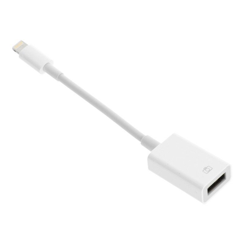 Kabeļa pārveidotājs Apple USB to Lightning Balta