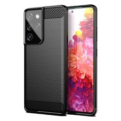 Viedtālruņa aizmugurējais vāciņš Samsung Galaxy S21 Ultra Melna