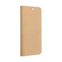 Viedtālruņa atveramais maciņš Samsung Galaxy A12 Luna Book Gold Gold
