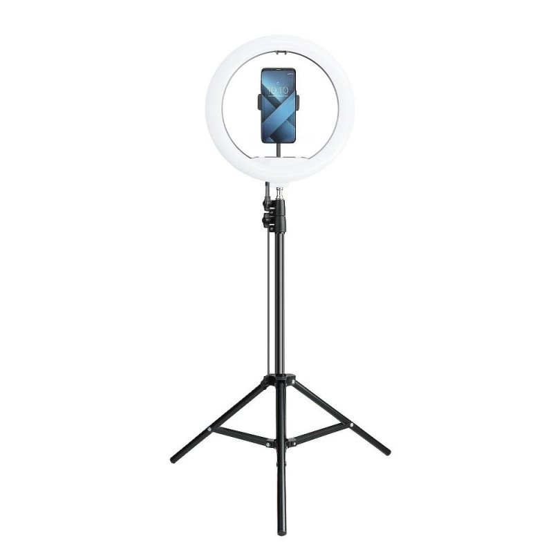 Pašportreta kāts/statīvs Universal Led RING lamp 13inch Black