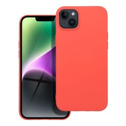 Viedtālruņa aizmugurējais vāciņš Apple iPhone 14 Plus Silicone PART Peach