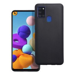 Viedtālruņa aizmugurējais vāciņš Samsung Galaxy A21S Melna