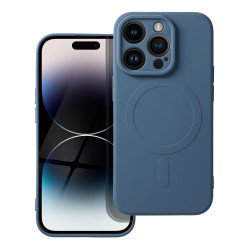 Viedtālruņa aizmugurējais vāciņš Apple iPhone 14 Pro Silicone Mag Blue
