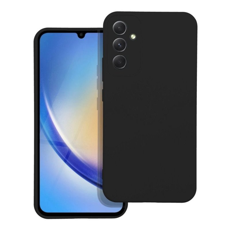 Viedtālruņa aizmugurējais vāciņš Samsung Galaxy A34 5G Silicone PART Black