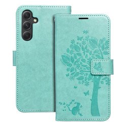 Viedtālruņa atveramais maciņš Samsung Galaxy A54 5G Mezzo Book Tree Green