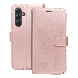 Viedtālruņa atveramais maciņš Samsung Galaxy A54 5G Mezzo Book Tree Gold, Pink
