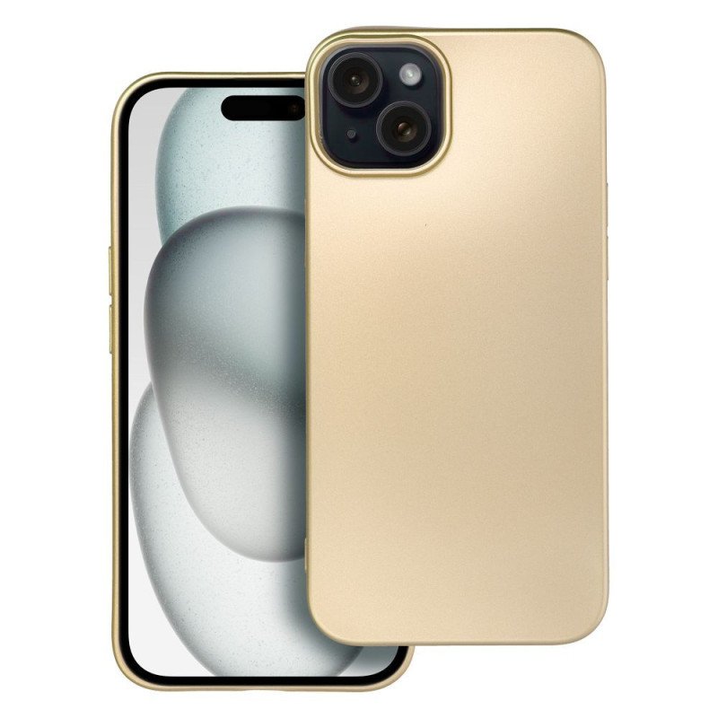 Viedtālruņa aizmugurējais vāciņš Apple Iphone 15 Plus Zelta