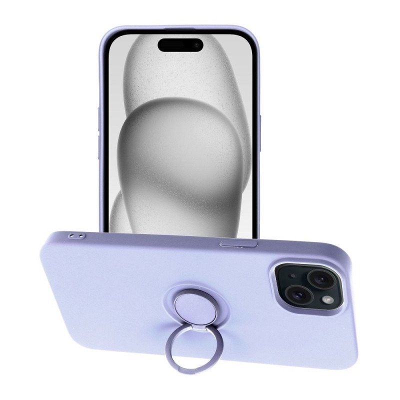 Чехлы SILICONE RING Case for IPHONE 15 PLUS violet