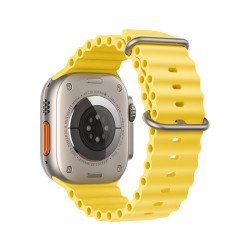 Viedpulksteņa siksniņa Apple Watch 42/44/45/49mm Dzeltena