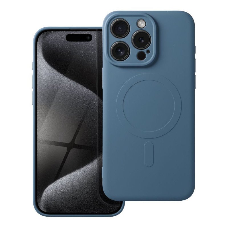 Viedtālruņa aizmugurējais vāciņš Apple iPhone 15 Pro Max Zila