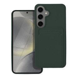 Viedtālruņa aizmugurējais vāciņš Samsung Galaxy S24 CARD Case Green