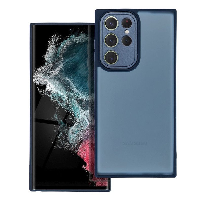 Viedtālruņa aizmugurējais vāciņš Samsung Galaxy S22 Ultra Variete Blue, Transparent