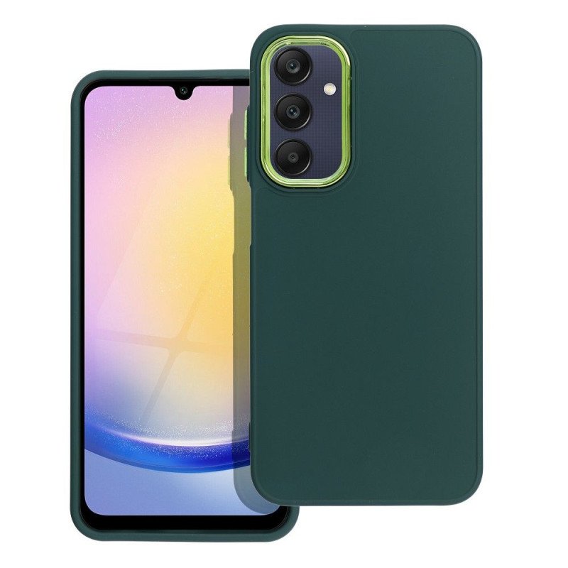 Viedtālruņa aizmugurējais vāciņš Samsung Galaxy A25 Galaxy A25 Zaļa