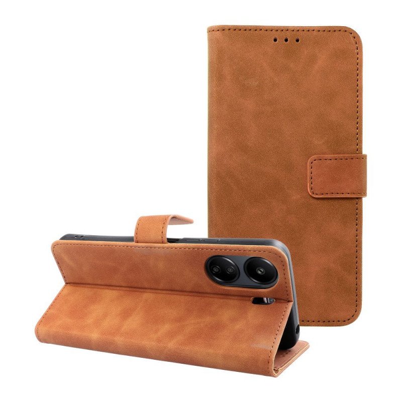 Viedtālruņa atveramais maciņš Xiaomi Redmi 13C Tender Brown