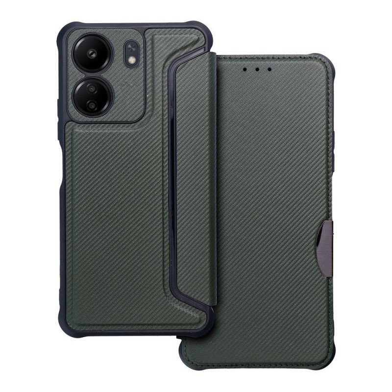 Viedtālruņa atveramais maciņš Xiaomi Redmi 13C Razor Dark Green
