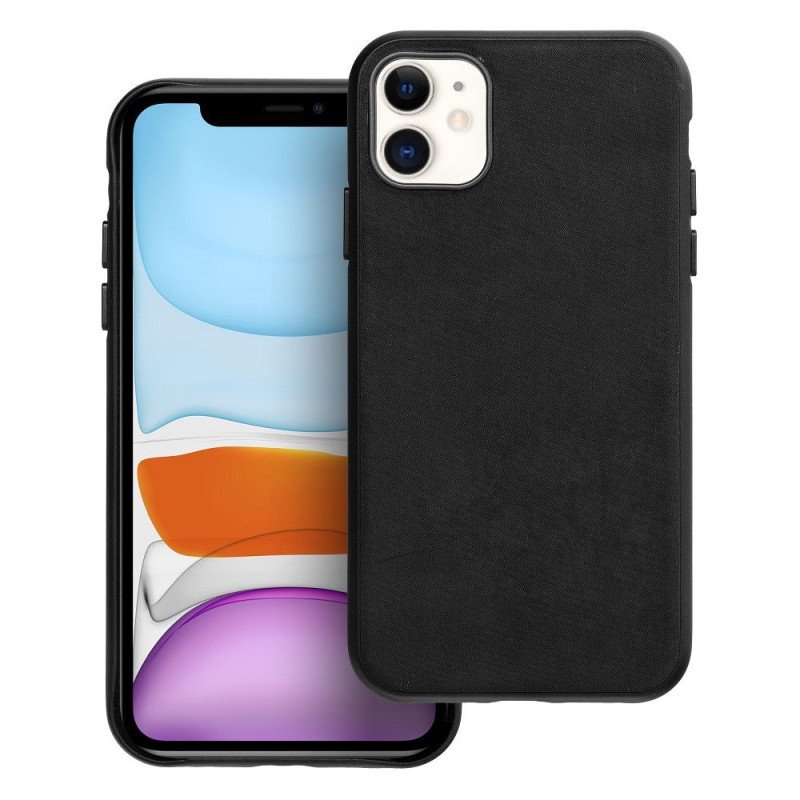 Viedtālruņa aizmugurējais vāciņš Apple iPhone 11 Mag Cover Black