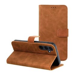 Viedtālruņa atveramais maciņš Samsung Galaxy A35 Tender Brown