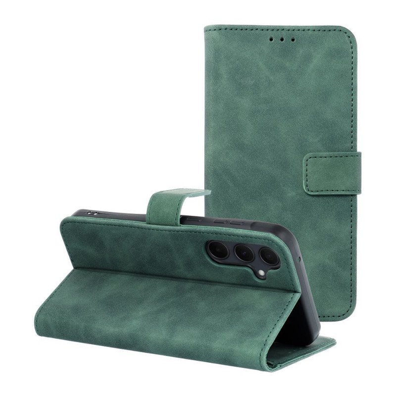Viedtālruņa atveramais maciņš Samsung Galaxy A35 Tender Green