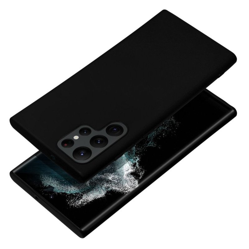 Viedtālruņa aizmugurējais vāciņš Samsung Galaxy A55 5G Soft Case Black
