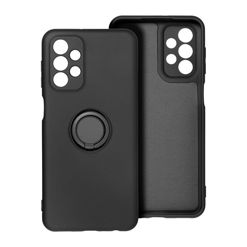 Viedtālruņa aizmugurējais vāciņš Samsung Galaxy A55 5G Silicone Ring Black