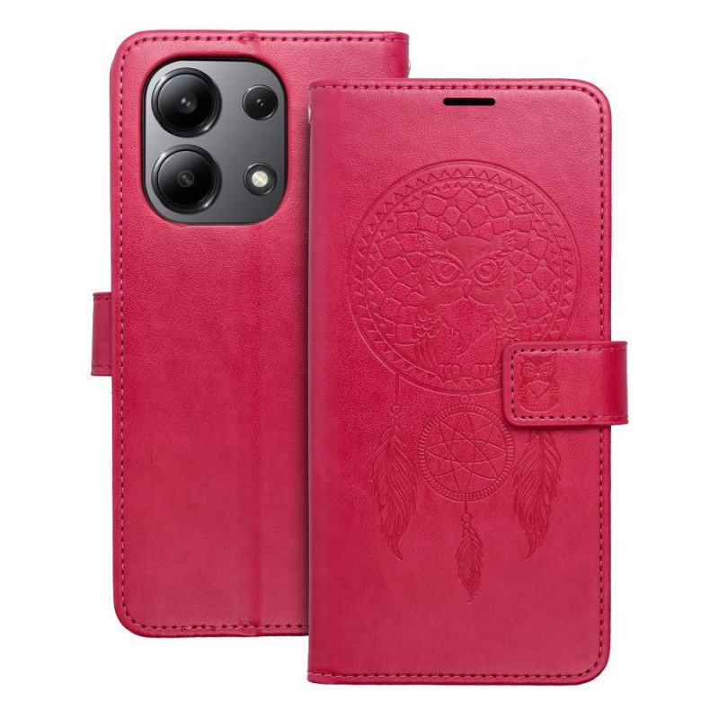 Viedtālruņa atveramais maciņš Xiaomi Redmi Note 13 Mezzo Book Dreamcatcher Pink