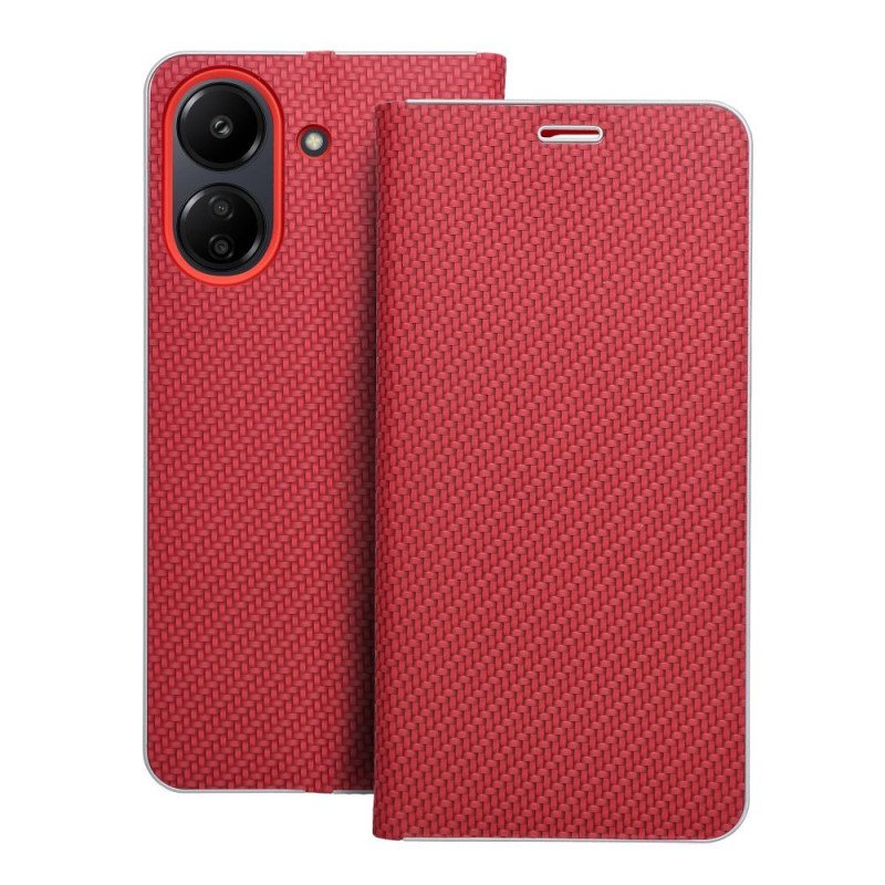Viedtālruņa atveramais maciņš Xiaomi Redmi 13C Luna Book Red