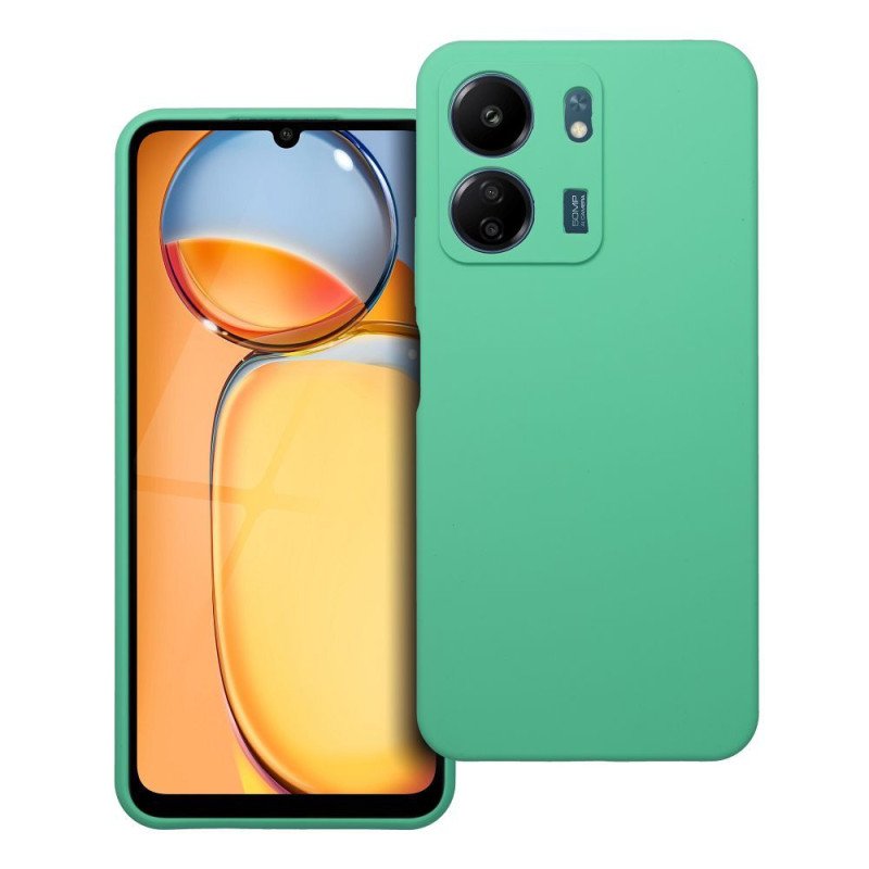 Viedtālruņa aizmugurējais vāciņš Xiaomi Redmi 13C Silicon 2mm Green