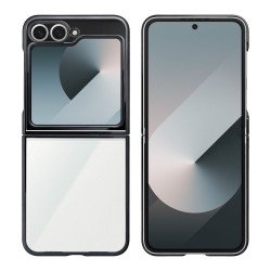 Viedtālruņa aizmugurējais vāciņš Samsung Galaxy Flip 6 Melna