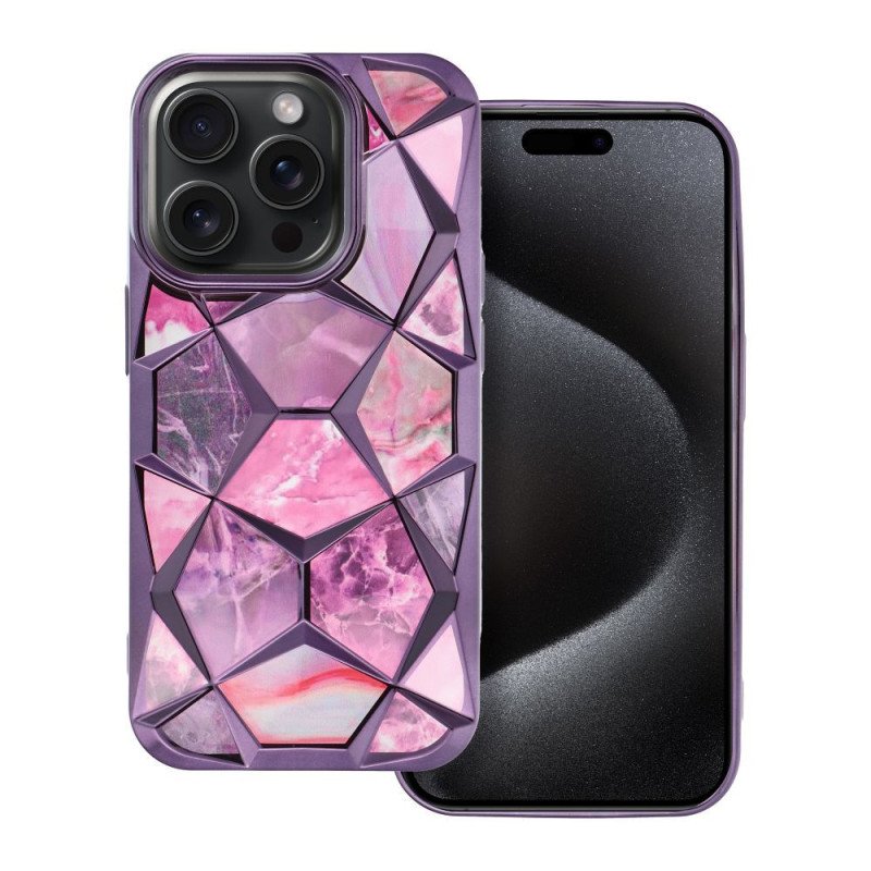 Viedtālruņa aizmugurējais vāciņš Apple iPhone 15 Pro Max iPhone 15 Pro Max Violeta