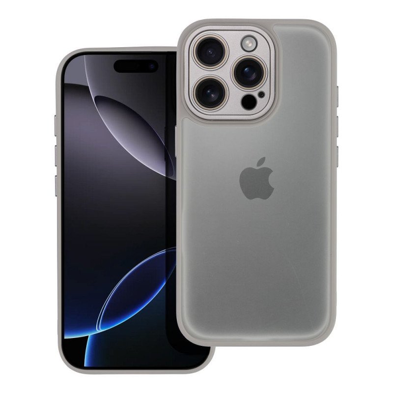 Viedtālruņa aizmugurējais vāciņš Apple iPhone 16 Pro iPhone 16 Pro Pelēka