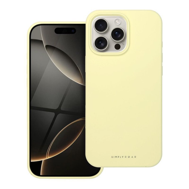 Viedtālruņa aizmugurējais vāciņš Apple iPhone 16 Pro Max Cloud Skin Yellow