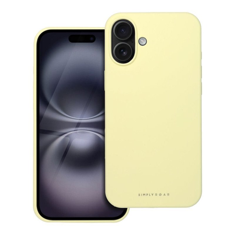Viedtālruņa aizmugurējais vāciņš Apple Iphone 16 Plus Cloud Skin Yellow